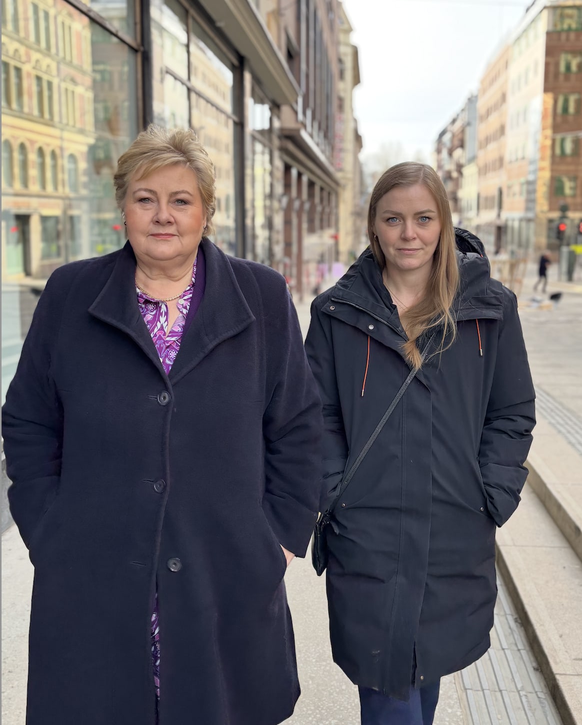 Erna Solberg og Tina Bru